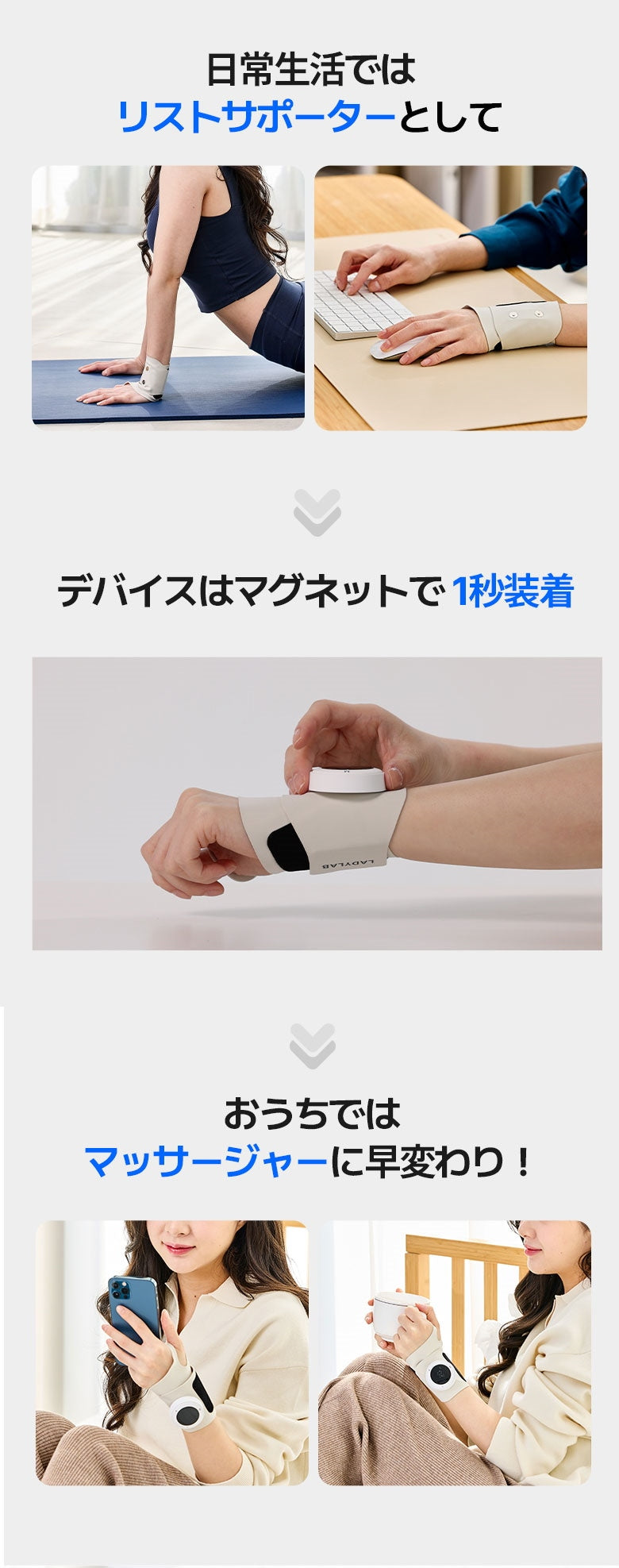 BAROLAB TENS-ON 手首マッサージャー